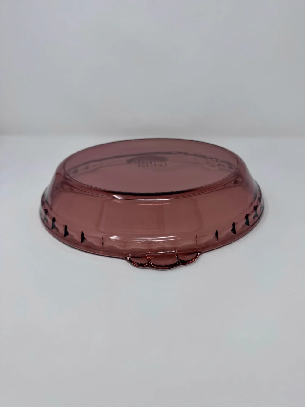 Pyrex translucent cranberry